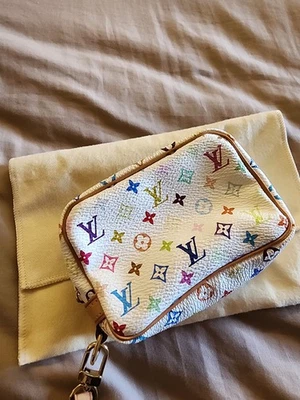 Louis Vuitton White Multicolor In Women's Bags & Handbags for sale