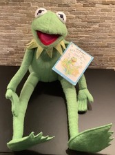 1994 Eden Toys Kermit the Frog Wind Up Musical Conn Plush Tag Attached Works