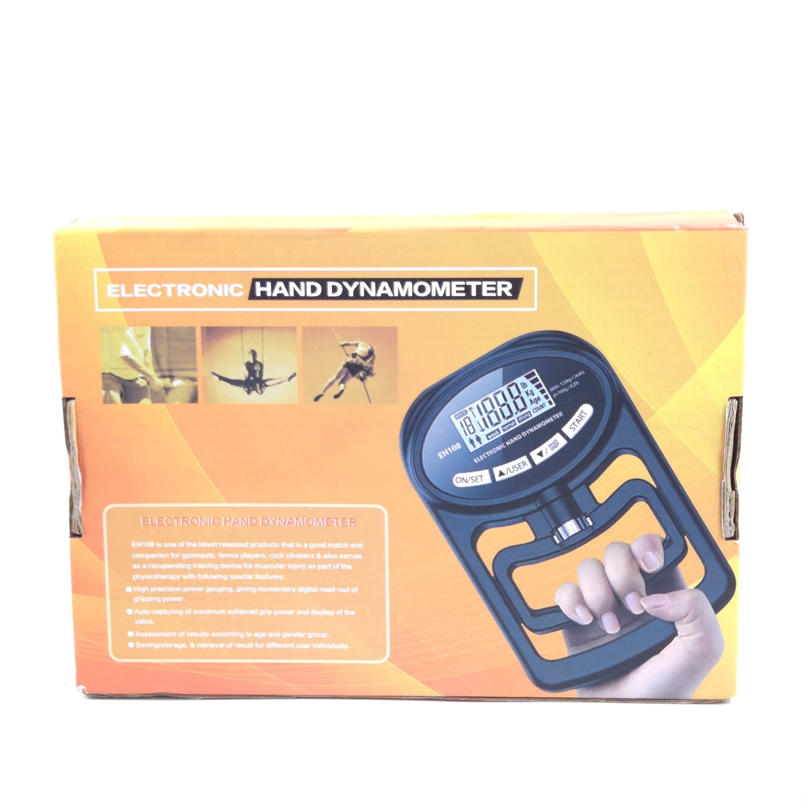 Hand Dynamometer Grip Strength Trainer - Electronic Hand Grip Strength Tester...