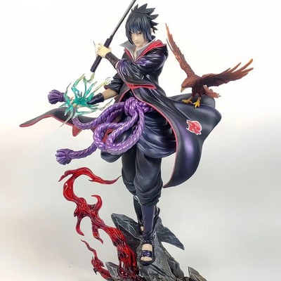 Naruto Uchiha Sasuke 24CM PVC Action Figure Anime Statue Desk Collectible Toy