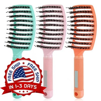 Paquete De 3 Cepillos Desenredantes Para El Cabello Para Mujeres Largas, Gruesas