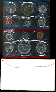 1976 P D MINT SET U.S PHILIDELPIA+DENVER Government Packaging OGP COIN PD#467