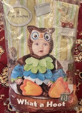 What A Hoot Childs Baby Owl Costume Size: 6-12 Months Vg Condition