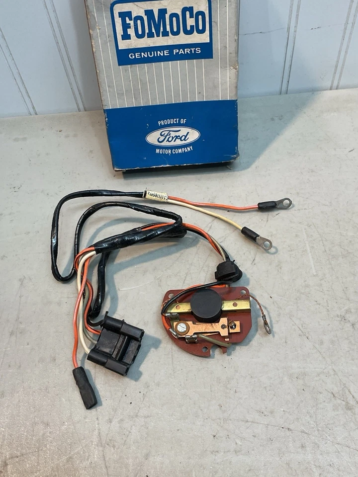 FORD FAIRLANE 1966 GALAXIE 1965-1966 LIMPIAPARABRISAS MOTOR PLACA DE INTERRUPTOR Foto 2 de 4