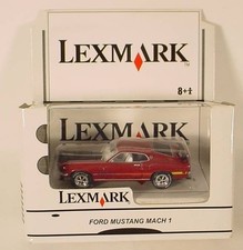 Greenlight Lexmark Printers Maroon 1969 Ford Mustang Mach 1 W Real Riders Mimb