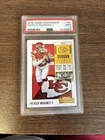 2018 Panini Contenders PATRICK MAHOMES II 2nd Year PSA 9 Mint Kansas City Chiefs