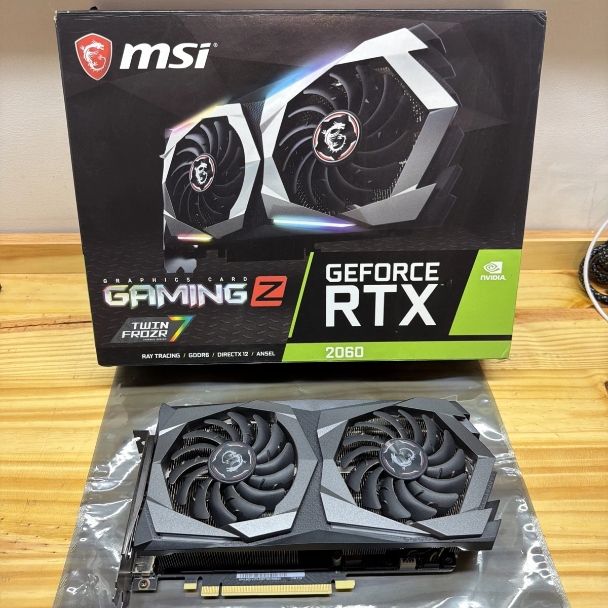 MSI NVIDIA GeForce RTX 2060 NVIDIA Computer Graphics Cards for