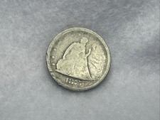 1875 S Seated Liberty 20 Twenty Cent Silver Piece Rare  Ungraded Damaged Details