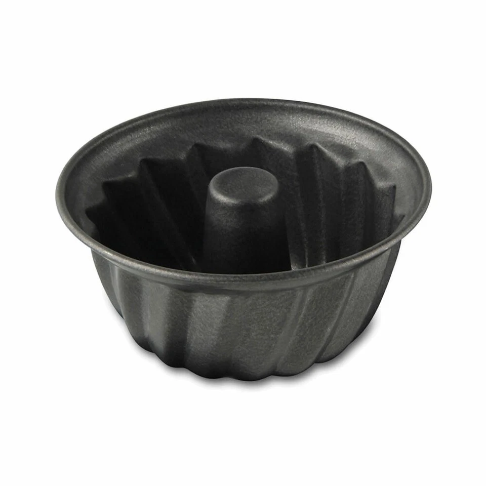 Dr. Oetker Baking Delight Classic Bundt Cake Pan forme de gâteau noir 10 cm - Photo 1/1
