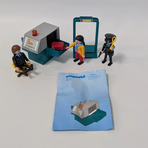 Vintage Playmobil 3172 Security Checkpoint - 2003 Complete Unboxed Retired Set