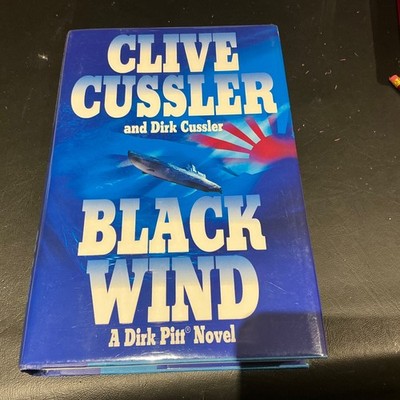 SIGNED Black Wind by Clive & Dirk Cussler 1st Printing First Edition 2004 HC