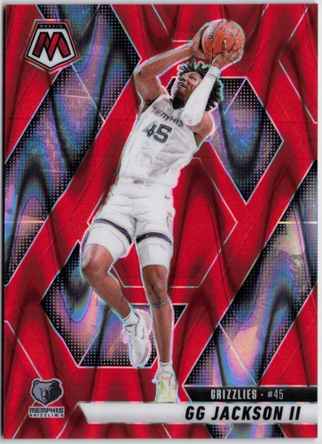 2024-25 Panini Mosaic #52 GG Jackson II Red Seismic Mosaic #/299