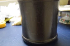 Chinese zitan brush pot 6.5 inches, qing dynasty