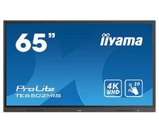 Image of IIYAMA TE6502MIS 65" 4K 3840X2160 MONITOR TOUCHSCREEN 8 MS HDMI DP VGA NO STAND