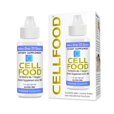 Cellfood Oxygen Boost - 1 fl oz 2 Pack - Liquid Oxygen Supplement - Gluten Fr...
