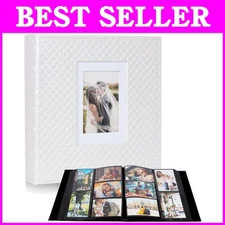 Multifunctional Leather Cover Picture Album - 800 Photos