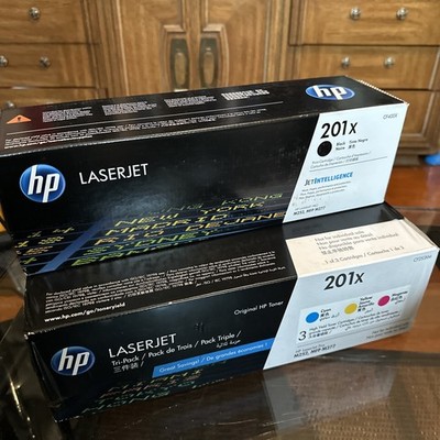 Genuine HP 201X High Yield Toner 4-Pack CMYK CF400X CF253XM New Sealed