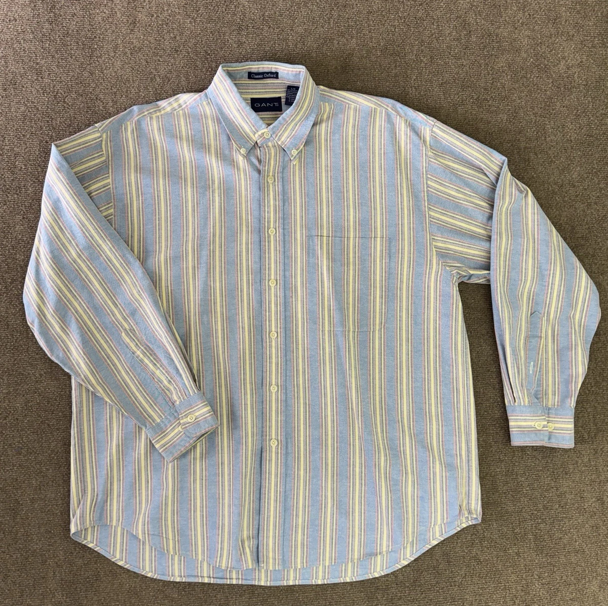 シャツ GANT Long Sleeve Regular Size Casual Button-Down Shirts for Men