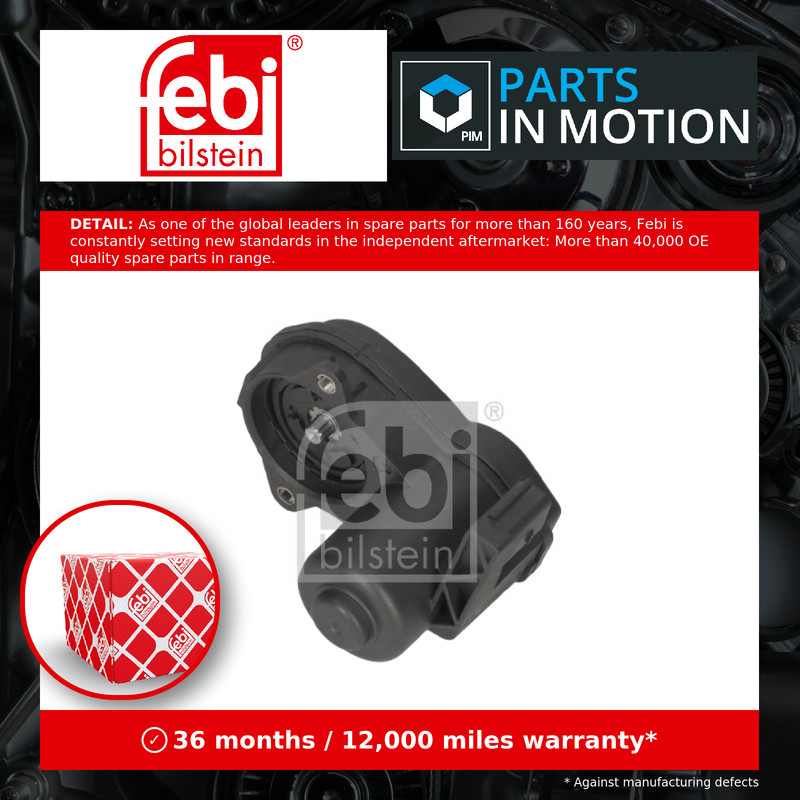 Brake caliper servo motor fits NISSAN QASHQAI J11 1.5D Rear Right 2013 on Febi