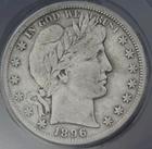 1896-S Barber Half Dollar 50c ANACS F-12 Cert #7870361 - Rare S-Mint Key Date