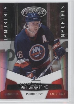 2010-11 Certified Immortals Mirror Red 86/250 Pat LaFontaine #162 HOF 1q2