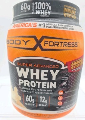 Body Fortress Super Advanced Whey Protein Vanilla 1.74 lb Exp 11/26 Sealed
