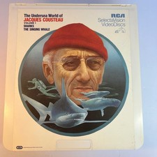 The Undersea World of Jacques Cousteau Sharks Singing Whale RCA VideoDisc