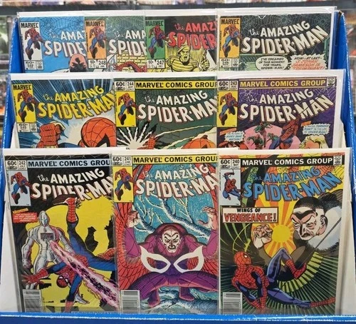 AMAZING SPIDER-MAN #240-249 (MARVEL) FULL RUN/ NO GAPS/ VF-VF/NM