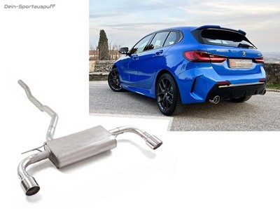 Ragazzon Ed. Dupl Sportauspuff-Anlage ab OPF BMW F40 118i je 102mm rund schräg