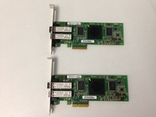 Lot Of 2 QLogic QLE2462-E 4Gb Dual Port Fibre...