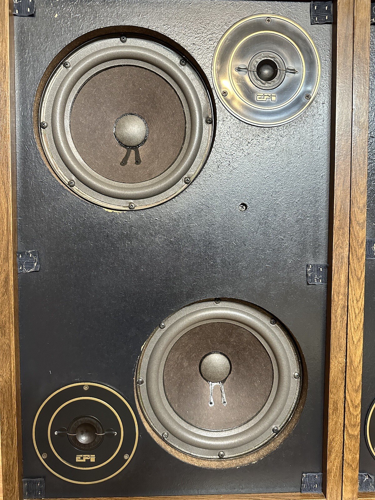 EPI Epicure Human Model 180 M180 Dual 8" 2Way Vintage Stereo Speakers Nice!! eBay