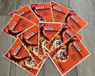 Tiger Balm Patch Pain Reliever 4  x 2.75'' 4 Patches A Pack, Pack of 10, 40 pcs