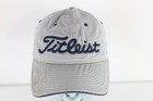 Vintage New Era x Titleist Golf Spell Out Script Distressed Golfing Hat Gray