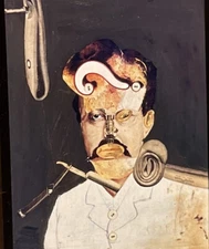 George Grosz "Uncle August " 35mm Dadaism New Objectivity Slide