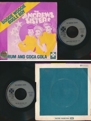 @ THE ANDREWS SISTERS 45 TOURS SP 7'' FRANCE BOOGIE WOOGIE BUGLE BOY