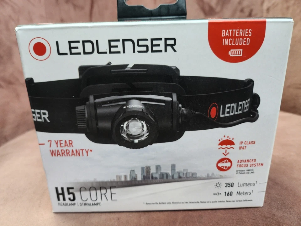Ledlenser H5 CORE AA Battery 350 Lumen LED Work Head Torch IP67 Waterproof - Image 3 of 4
