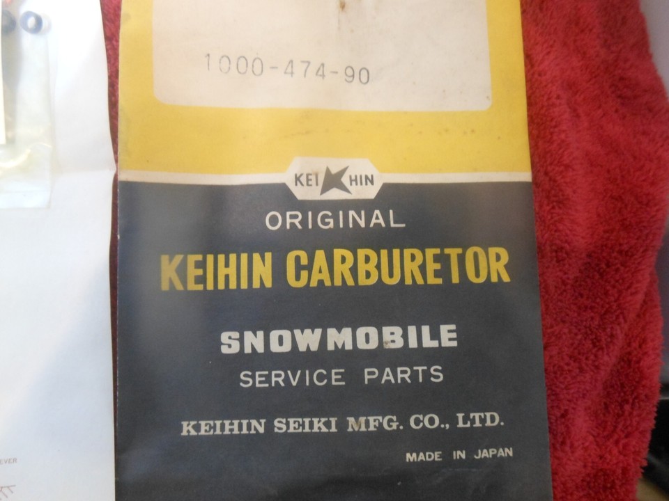 KEIHIN CARBURETOR DIAPHRAGM GASKET & PARTS KIT VINTAGE SNOWMOBILE