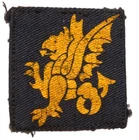 BRITISH MILITARY CAP BADGES, 43rd Wessex Division Painted Formation Sign, WW2