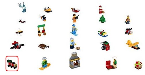Christmas LEGOs from the Lego City Advent Calendars 2016 #60133 and 2017 #60155 - Picture 84 of 89
