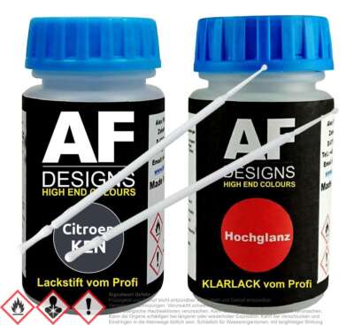 Für Citroen KEN Icare Metallic Lackstift Klarlack Lacktupfer Autolack Set