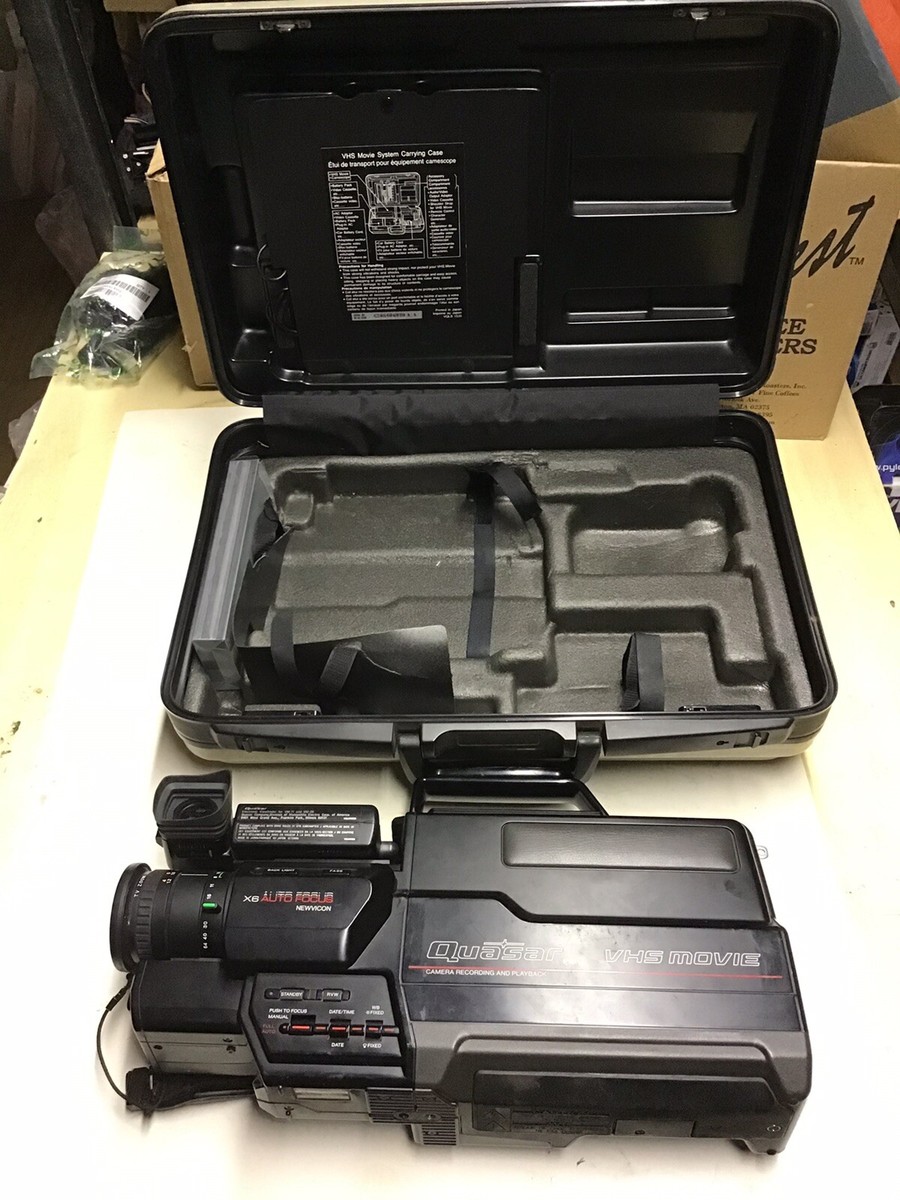 VHS 夢カメラ GE VHS Camcorder CG-9806 🎥📼 HD Video, x6 Zoom, Auto Focus