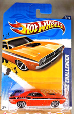 2012 Hot Wheels #82 Muscle Mania-Mopar 2/10 '71 DODGE CHALLENGER Orange w/MC5 Sp