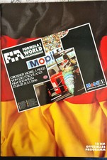 AVD F1 PROGRAMM GROSSER MOBIL 1 PREIS VON DEUTSCHLAND GRAND PRIX 1990 HOCKENHEIM