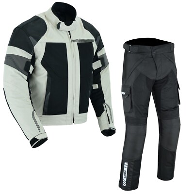 Mens Motorcycle Jacket and Trousers Motorbike Motorbike Clothing Motorbike Textile Suit
