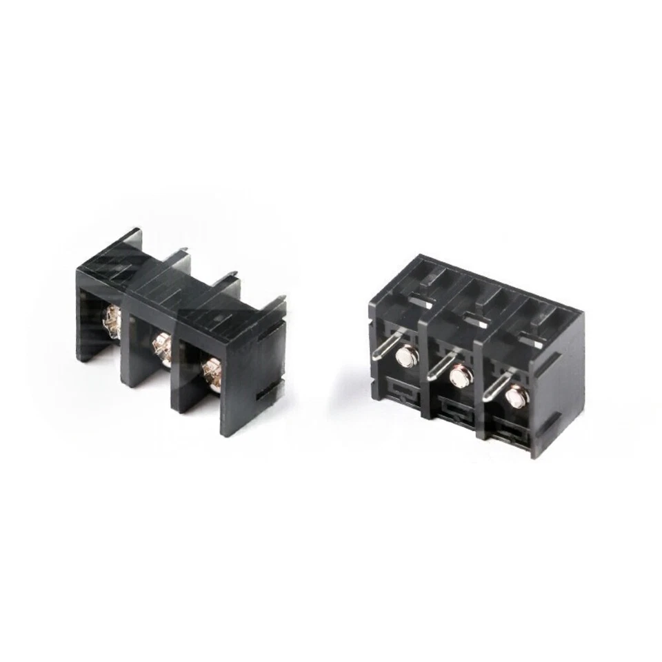 Black PCB Barrier Screw Terminal Block Strip Connector HB9500 300V/30A 2 3 4 Way - Image 2 of 3