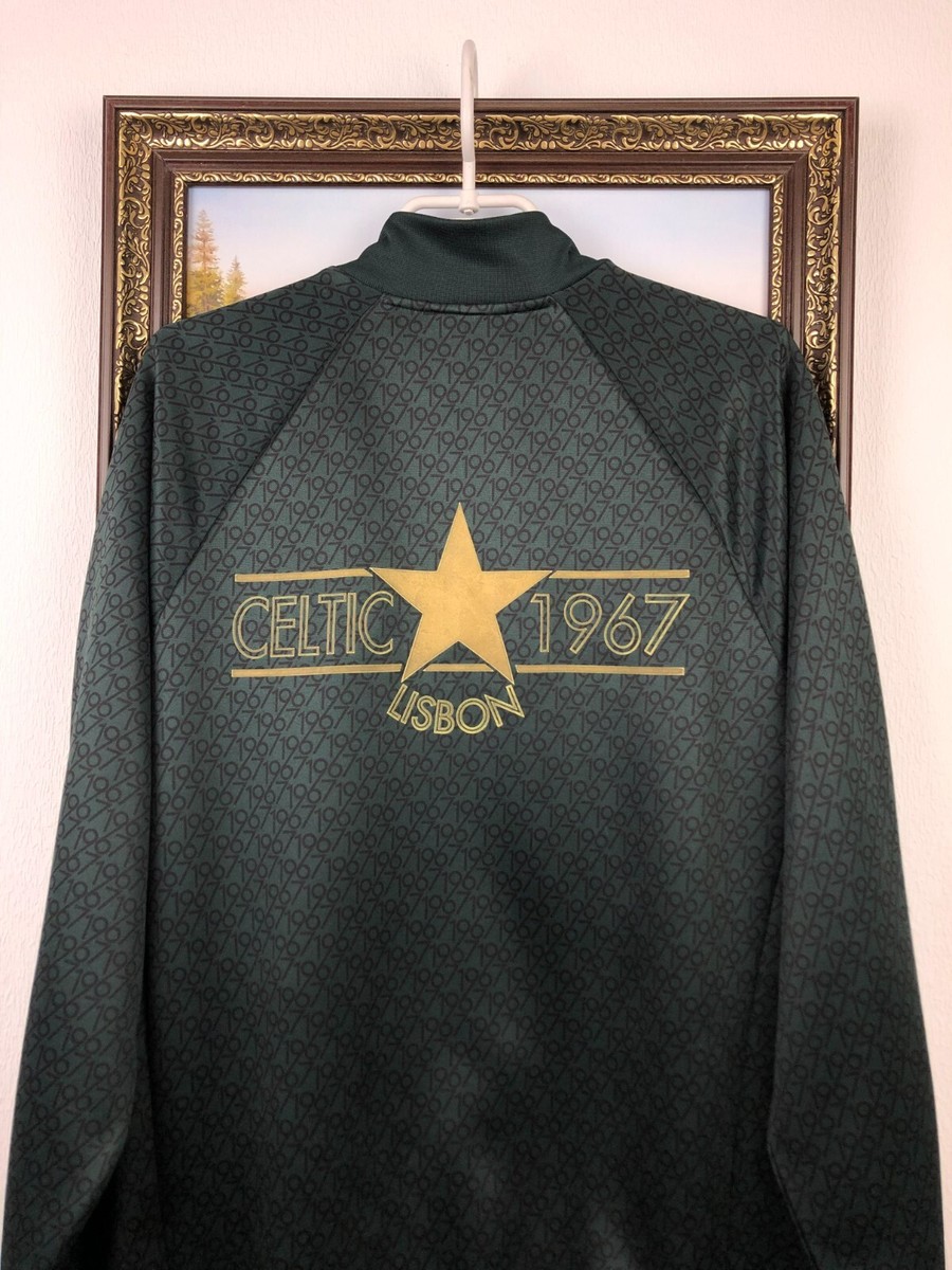 Vintage Nike Celtic Football Jacket Lisbon 1967 Soccer Track Top