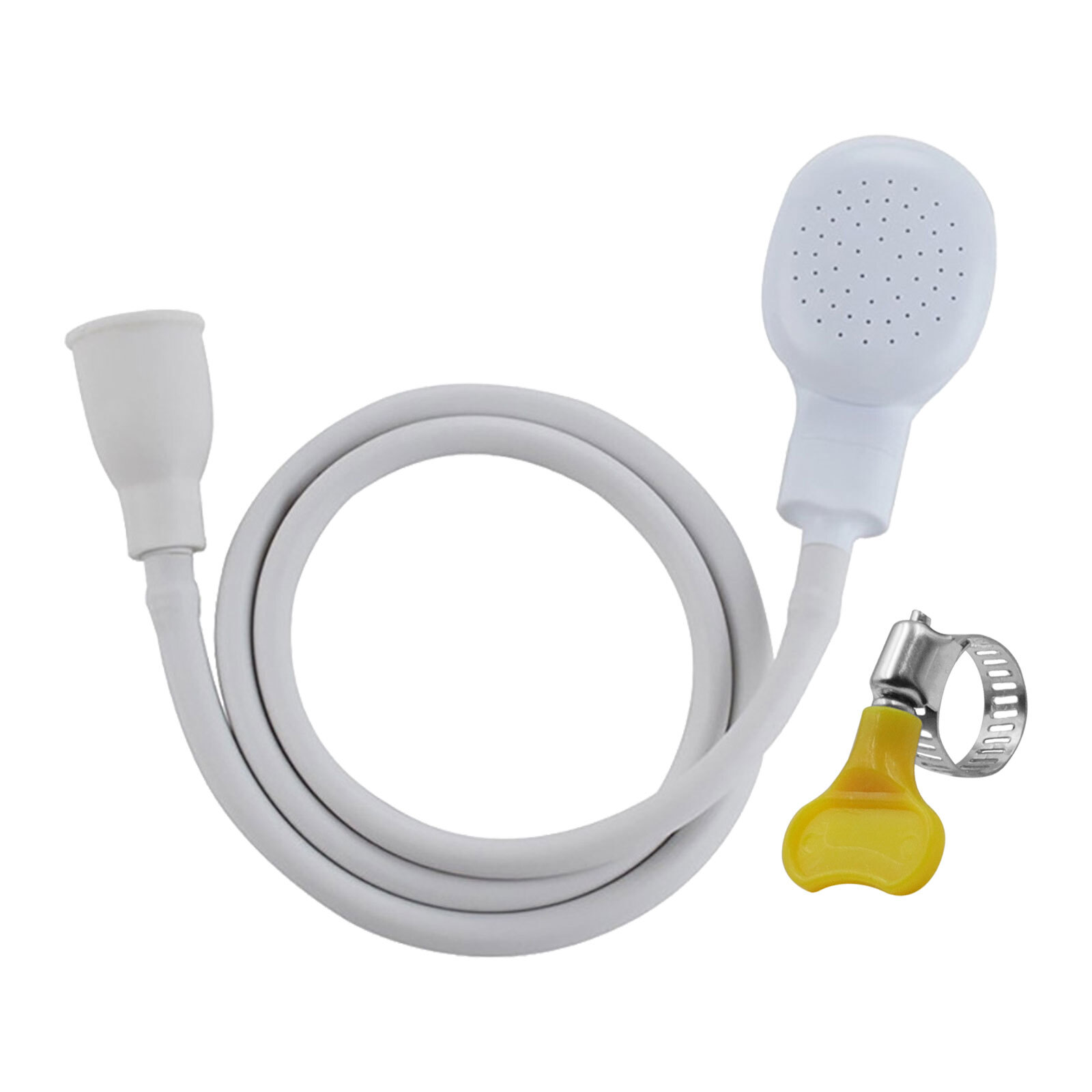 Pet Shower Spray Hose Single Tap Sink Bath Washing Holder Dog Head