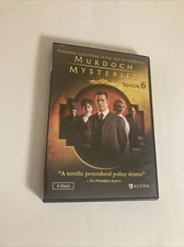 Murdoch Mysteries : Season 6 DVD 4-Disc Set Yannick Bisson Acorn Media