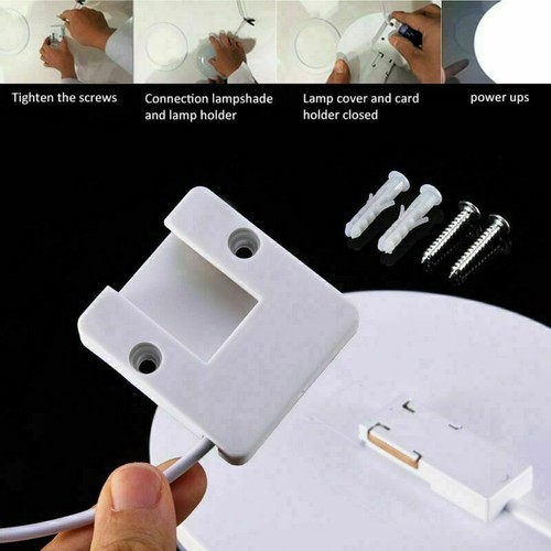 LED Ceiling Light Flush Mount Kitchen Round Home Fixture Panel Light 9W/18W/36W - Picture 6 of 15