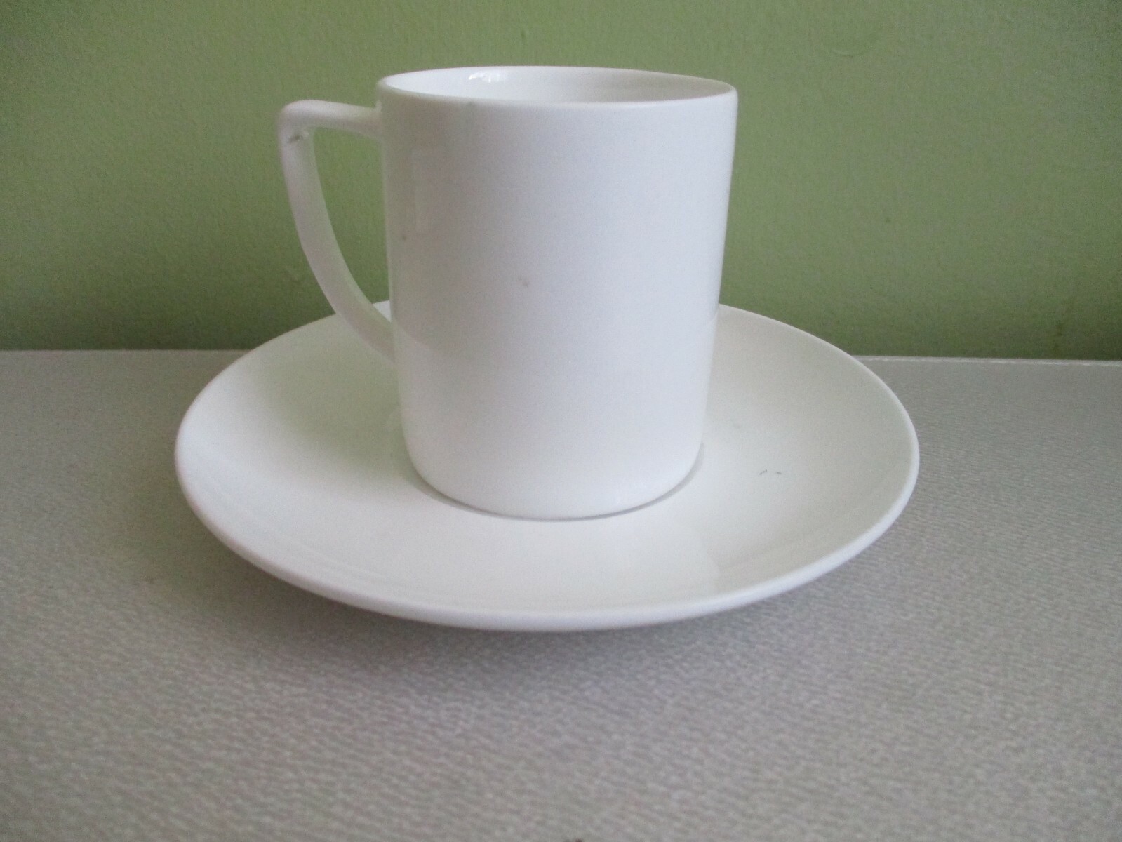 MAYFAIR & JACKSON ESPRESSO CUP & SAUCER WHITE FINE BONE CHINA 125ML eBay